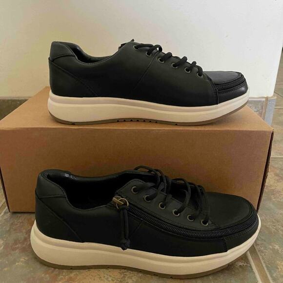 Billy Comfort Lo Zip Around Black Sneaker - Picture 3 of 7